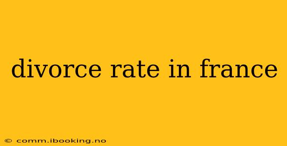 divorce rate in france